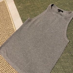 Banana Republic Knit Sleeveless Gray Top